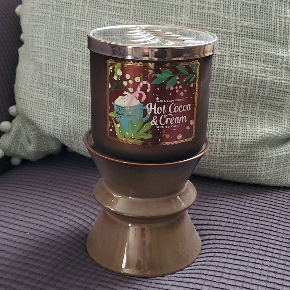 Brown Candle Holder